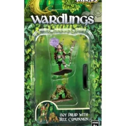 Miniature<Boy Druid & Tree Creature: WizKids Wardlings WZK 73319 - Miniature Marvels: Airplane Models & Painted Dice