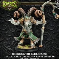 Miniature<Brennos the Elderhorn: Circle Orboros - Warbeast PIP 72079 - Miniature Marvels: Airplane Models & Painted Dice