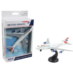 Airplane Model*British Airways 747 Single Plane - Miniature Marvels: Airplane Models & Painted Dice