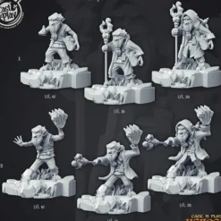Miniature<Briyur "The Gnome" - Miniature Marvels: Airplane Models & Painted Dice