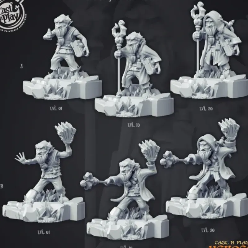 Miniature<Briyur "The Gnome" - Miniature Marvels: Airplane Models & Painted Dice