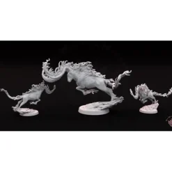 Miniature<Burning Ram - Miniature Marvels: Airplane Models & Painted Dice