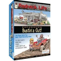 Board Game<Bustin' a Gut! Redneck Life Expansion GUT 1001 - Miniature Marvels: Airplane Models & Painted Dice