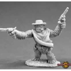 Miniature<Cactus Joe, Gorilla Gunslinger: Chronoscope RPR 50318 - Miniature Marvels: Airplane Models & Painted Dice