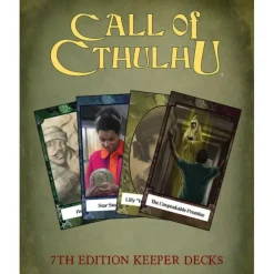Role-playing Game<Call of Cthulhu RPG: Keepers Decks (4) CHA 23139 - Miniature Marvels: Airplane Models & Painted Dice