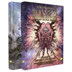 Role-playing Game<Call of Cthulhu RPG: Malleus Monstrorum Cthulhu Mythos Bestiary Two Volume Slipcase Set CHA 23170-X - Miniature Marvels: Airplane Models & Painted Dice