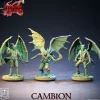 Miniature<Cambion Mercenaries Bundle - Miniature Marvels: Airplane Models & Painted Dice
