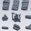 Shop All*Camp Props - Miniature Marvels: Airplane Models & Painted Dice