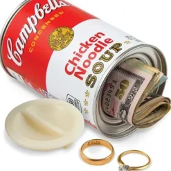 Egpull<Campbells Chicken Noodle Soup - Decoy Security Bank Safe - cash jewelry - Miniature Marvels: Airplane Models & Painted Dice