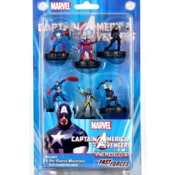 Miniature<Captain America and The Avengers - Fast Forces: Marvel HeroClix WZK 73972 - Miniature Marvels: Airplane Models & Painted Dice