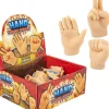 Egpull<CASE 72 HAND FINGER PUPPET - Tiny Hands Soft Realistic Magic Trick GaG Joke Toy - Miniature Marvels: Airplane Models & Painted Dice