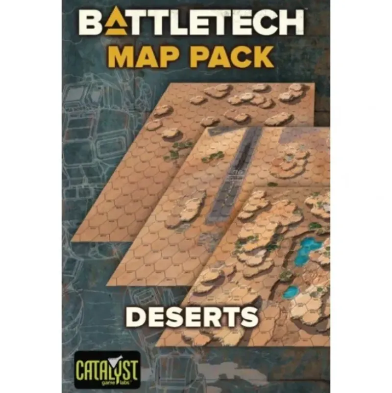 Shop All*Catalyst Game Labs BattleTech: Map Pack - Deserts - Miniature Marvels: Airplane Models & Painted Dice