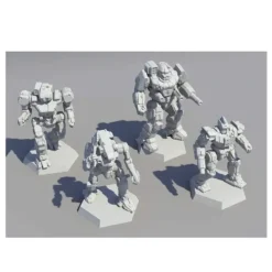 Shop All*Catalyst Game Labs BattleTech Mini Force Pack: Inner Sphere Heavy Lance - Miniature Marvels: Airplane Models & Painted Dice