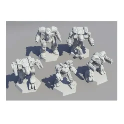 Shop All*Catalyst Game Labs BattleTech Mini Force Pack: Clan Support Star - Miniature Marvels: Airplane Models & Painted Dice