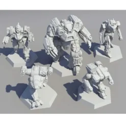 Shop All*Catalyst Game Labs BattleTech Mini Force Pack: Clan Ad Hoc Star - Miniature Marvels: Airplane Models & Painted Dice