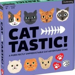 Board Game<Cat-tastic! Board Game CHR 5377 - Miniature Marvels: Airplane Models & Painted Dice