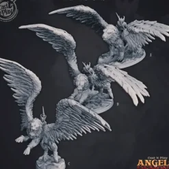 Miniature<Celestial Beast - Miniature Marvels: Airplane Models & Painted Dice