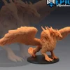 Miniature<Cerberus Griffin - Miniature Marvels: Airplane Models & Painted Dice