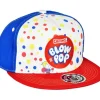 Egpull<Charms Blow Pop Snapback Hat Trucker Cap BlowPop Confetti Lollipop Bubble Gum - Miniature Marvels: Airplane Models & Painted Dice