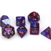 Shop All*Chessex CHX26428 Gemini Blue-Purple Dice w/ Gold Numbers - Miniature Marvels: Airplane Models & Painted Dice