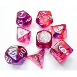 Shop All*Chessex CHX30057 Lab Dice Nebula Black Light Special/white - Miniature Marvels: Airplane Models & Painted Dice
