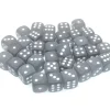 Shop All*Chessex CHXLE415 Discontinued Frosted Smoke Dice w/white numbers. - Miniature Marvels: Airplane Models & Painted Dice