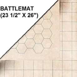 Shop All*Chessex Reversible Battlemat: 1" Squares & 1" Hexes (23 1/2" x 26") CHX 96257 - Miniature Marvels: Airplane Models & Painted Dice