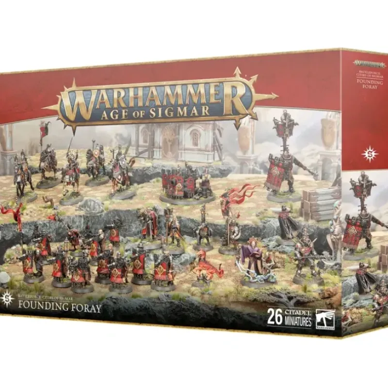 Shop All*CITIES OF SIGMAR: FOUNDING FORAY - Miniature Marvels: Airplane Models & Painted Dice