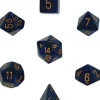 Dice<Cobalt: SpeckledPolyhedral Dice Set (7's) CHX 25337 - Miniature Marvels: Airplane Models & Painted Dice
