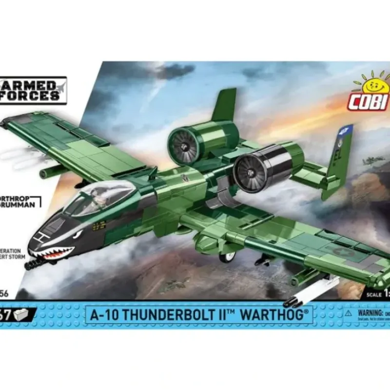 Airplane Model*Cobi 5856 A-10 Thunderbolt II Warthog - Miniature Marvels: Airplane Models & Painted Dice
