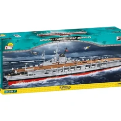 Airplane Model*COBI 4826 Aircraft Carrier Graf Zeppelin - Miniature Marvels: Airplane Models & Painted Dice