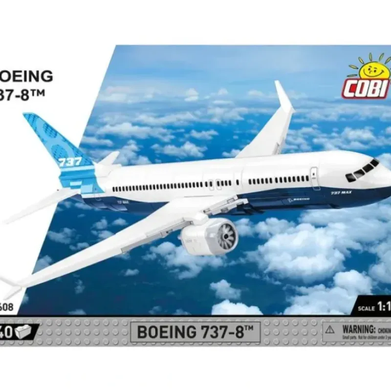 Airplane Model*Cobi 26608 Boeing 737-8 - Miniature Marvels: Airplane Models & Painted Dice