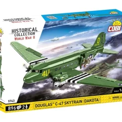 Airplane Model*Cobi 5743 Douglas C-47 Skytrain (Dakota) - Miniature Marvels: Airplane Models & Painted Dice