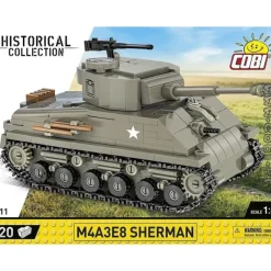 Airplane Model*COBI 2711 M4A3E8 Sherman - Miniature Marvels: Airplane Models & Painted Dice