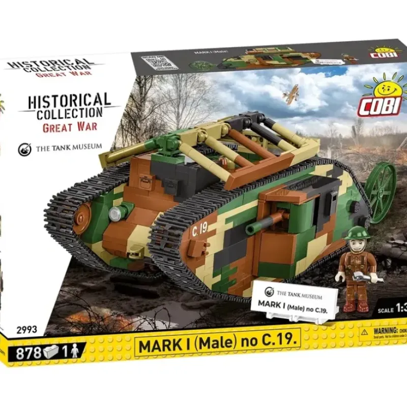 Airplane Model*Cobi 2993 Mark I Male no C.19 - Miniature Marvels: Airplane Models & Painted Dice