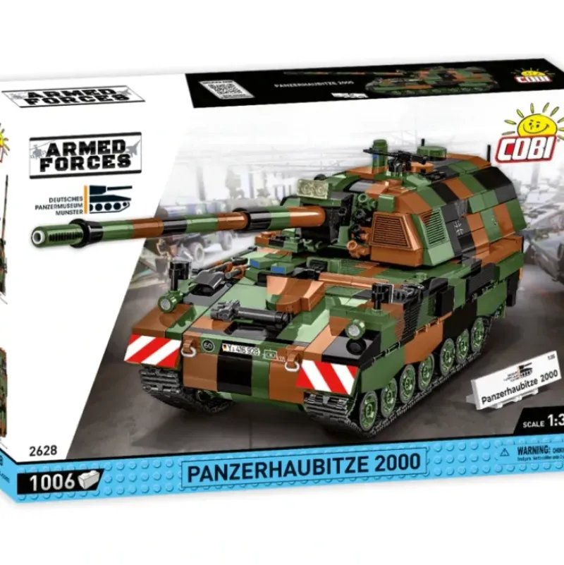 Airplane Model*COBI 2628 Panzerhaubitze 2000 Tank - Miniature Marvels: Airplane Models & Painted Dice