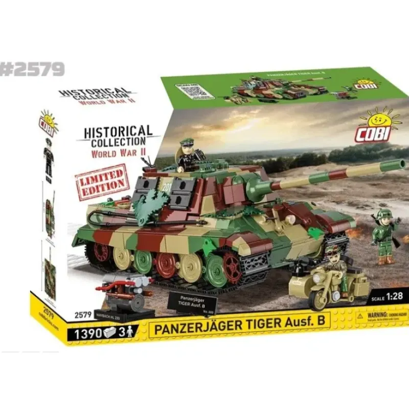 Airplane Model*Cobi 2579 Panzerjager Tiger Ausf. B (Limited Edition) - Miniature Marvels: Airplane Models & Painted Dice