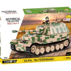Airplane Model*Cobi 2583 Sd.Kfz. 184 Ferdinand - Miniature Marvels: Airplane Models & Painted Dice