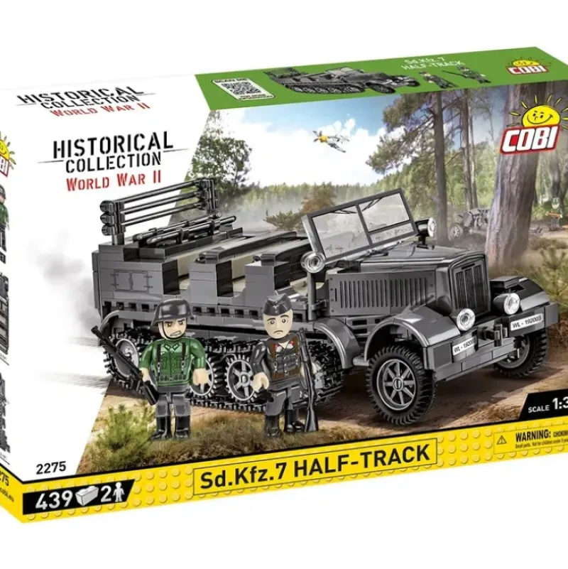 Airplane Model*Cobi 2275 Sd.Kfz. 7 Half track - Miniature Marvels: Airplane Models & Painted Dice
