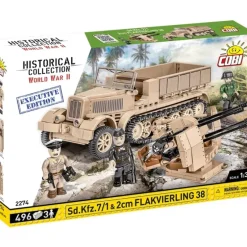 Airplane Model*Cobi 2274 Sd.Kfz.7/1 & 2cm Flakvirling 38 - Miniature Marvels: Airplane Models & Painted Dice