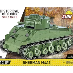 Airplane Model*COBI 2715 Sherman M4A1 - Miniature Marvels: Airplane Models & Painted Dice