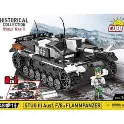 Airplane Model*Cobi 2286 StuG III Ausf.F/8 & Flammpanzer - Miniature Marvels: Airplane Models & Painted Dice