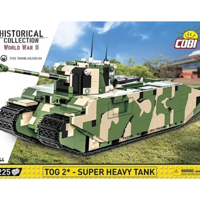 Airplane Model*COBI 2544 TOG II* - Super Heavy Tank - Miniature Marvels: Airplane Models & Painted Dice