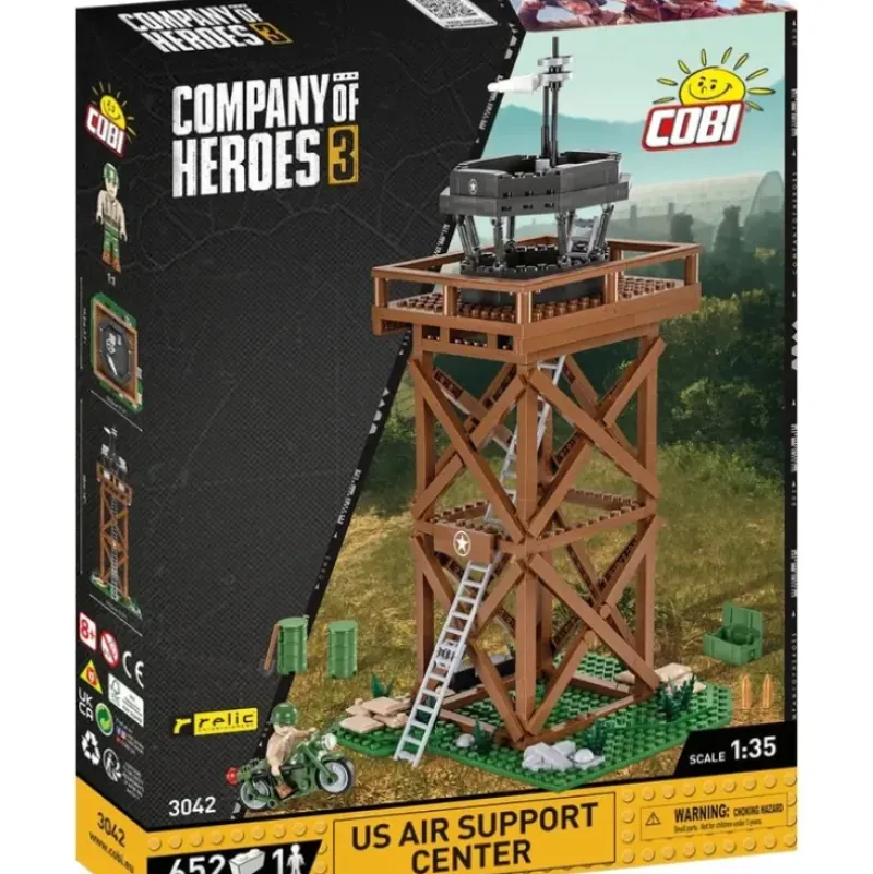 Airplane Model*Cobi 3042 US Air Support Center - Miniature Marvels: Airplane Models & Painted Dice