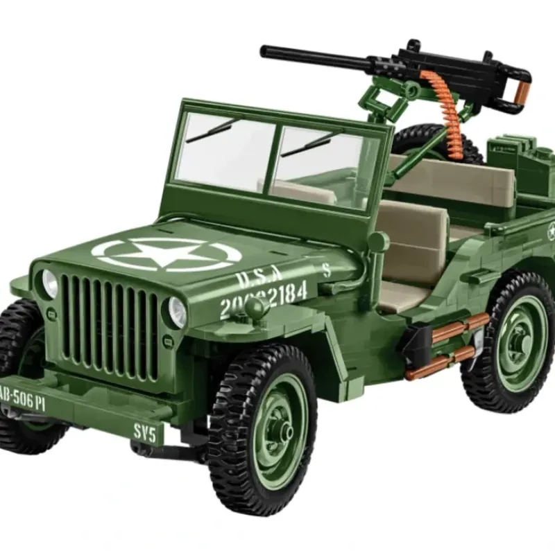 Airplane Model*Cobi 2805 WWII Jeep Willys MB - Miniature Marvels: Airplane Models & Painted Dice