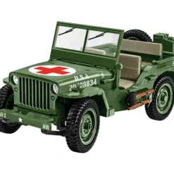 Airplane Model*Cobi 2806 WWII Jeep Willys MB Medical - Miniature Marvels: Airplane Models & Painted Dice