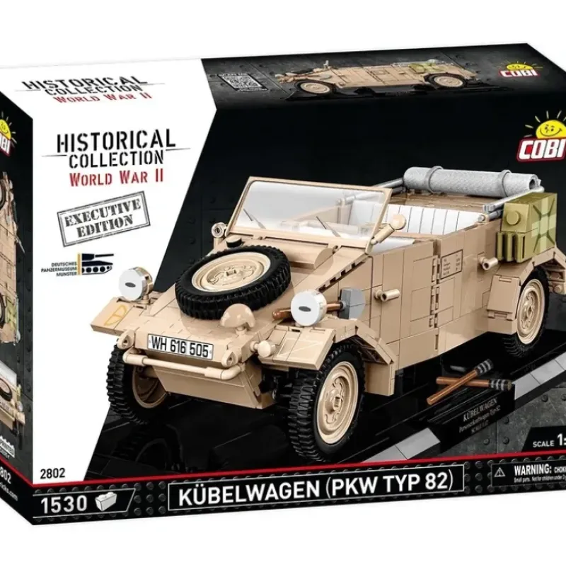 Airplane Model*Cobi 2802 WWII Kbelwagen (PKW Typ 82) - Executive Edition - Miniature Marvels: Airplane Models & Painted Dice