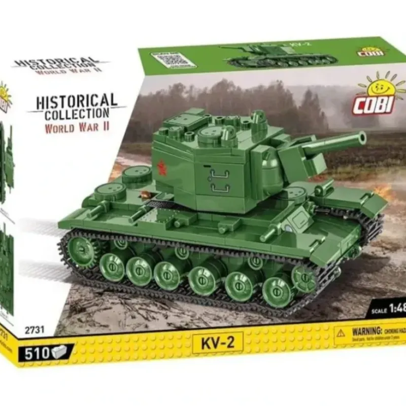 Airplane Model*Cobi 2731 WWII KV-2 Soviet Heavy Tank - Miniature Marvels: Airplane Models & Painted Dice