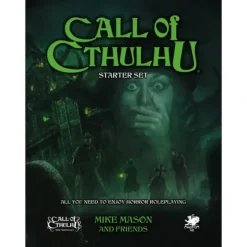 Shop All*CoC 7E: Call of Cthulhu 7t Ed Starter Set - Miniature Marvels: Airplane Models & Painted Dice