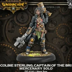Miniature<Colbie Sterling, Captain of the BRI (Variant): Mercenaries - Solo PIP 41145 - Miniature Marvels: Airplane Models & Painted Dice